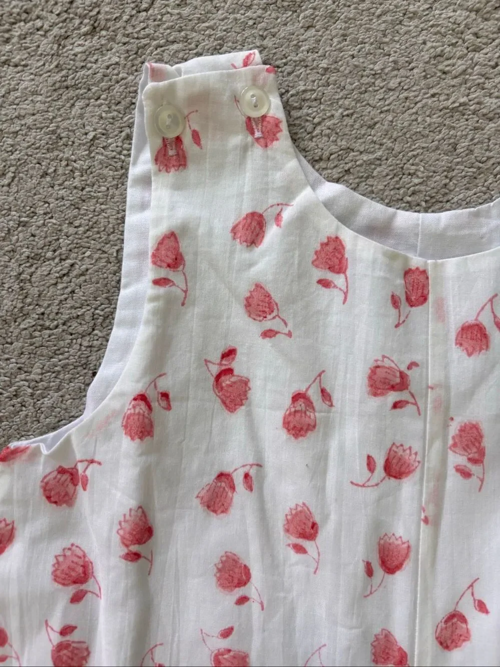 NWT India Amory Toddler Pink Floral Short Romper, Sz 24mon, $105 C9